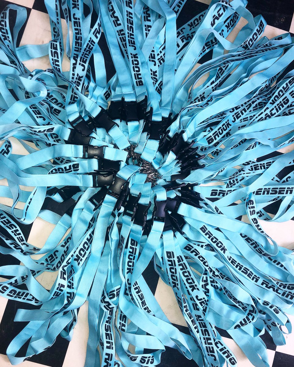 I got a pile of lanyards from ribbon